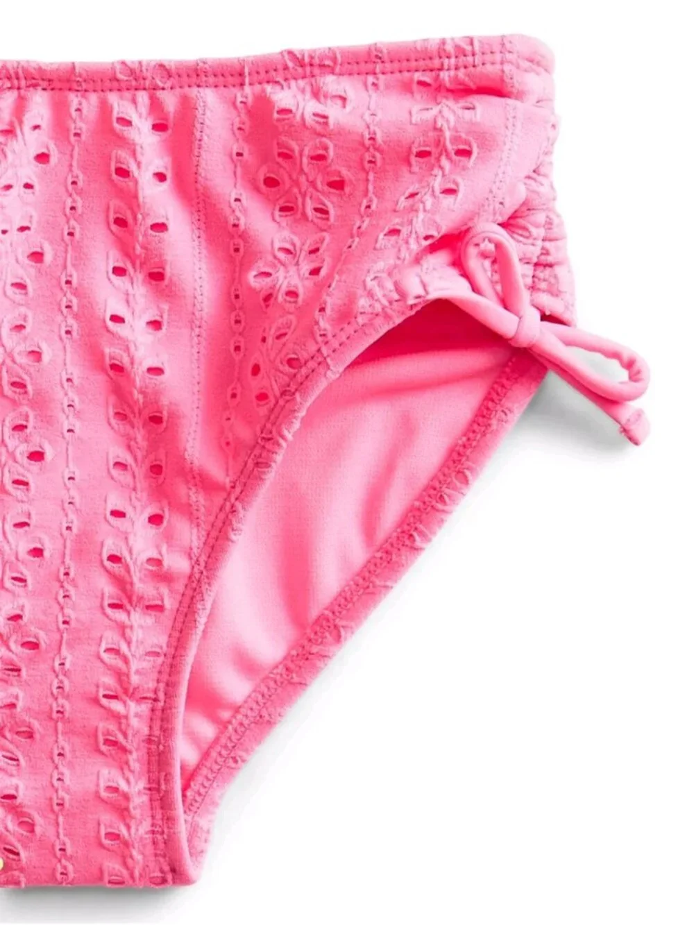 RUFFLE EYELET TANKINI - TWO PIECE SWIMSUIT